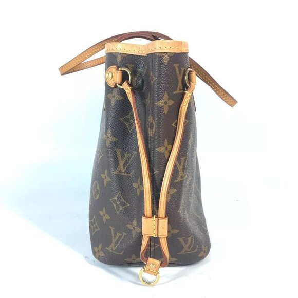 LOUIS VUITTON Monogram Never full PM Tote Bag Shoulder Bag with Pouch - Picture 3 of 16